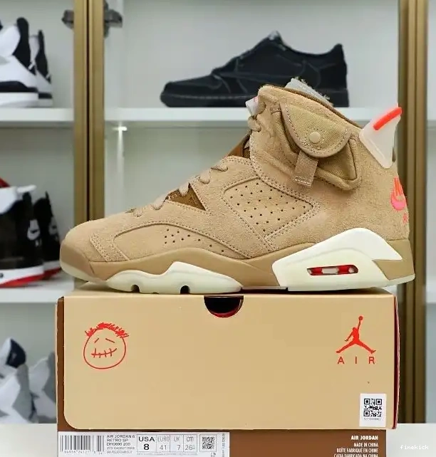 x Jordan Retro SP Khaki" "British Scott Air 6 Travis 0510